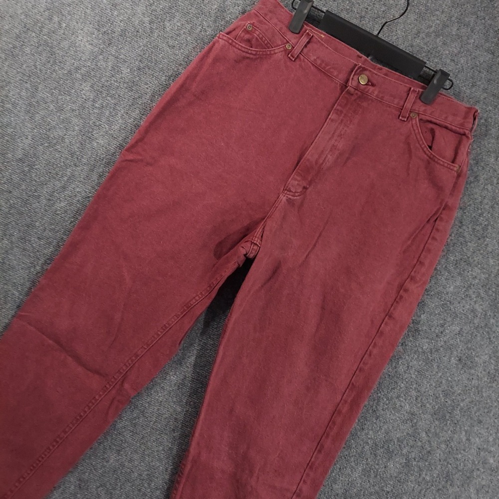 Vintage Eddie Bauer Mom Jeans Womens 18 Red Medium‎ Wash High Rise Relaxed 32x29